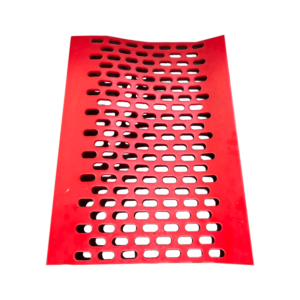 Wear-resistant tensioned sieve plate