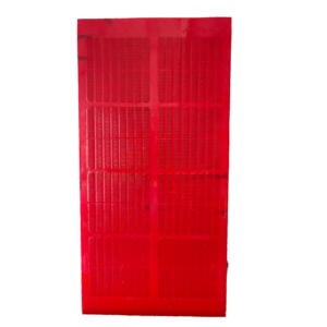 Polyurethane slit screen plate