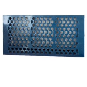 Polyurethane anti-clogging screen plate
